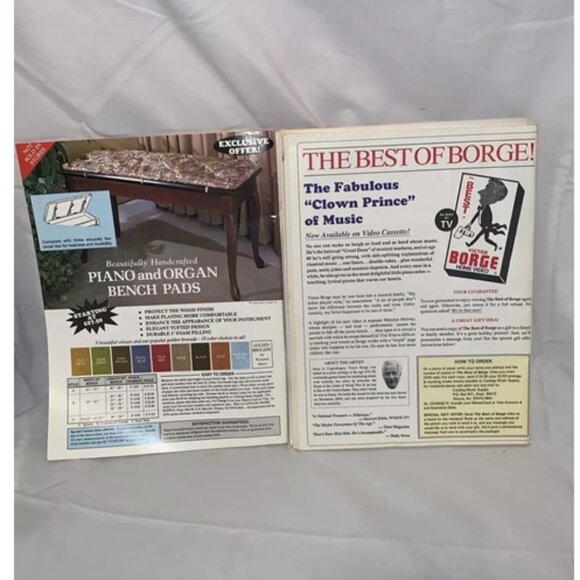 Sheet Music Magazines - Sept-Dec 1991 Lot Of 2 Piano Choral Guitar - Picture 5 of 12